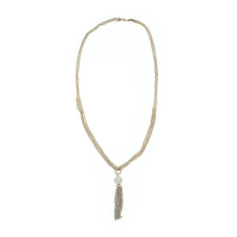 Long Y necklace